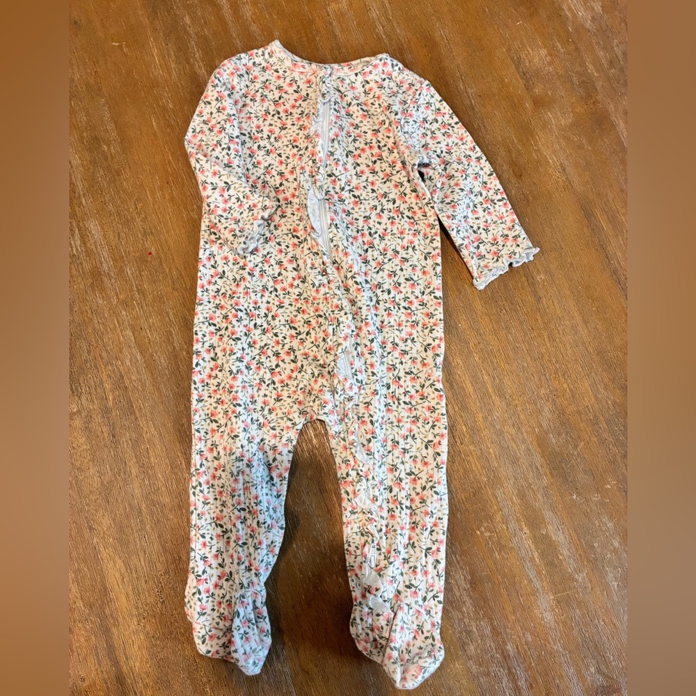 Little Me Floral Print Baby Outfit
